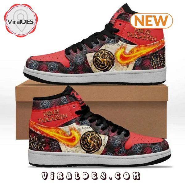 The Game of Thrones House Targaryen Air Jordan 1 Hightop