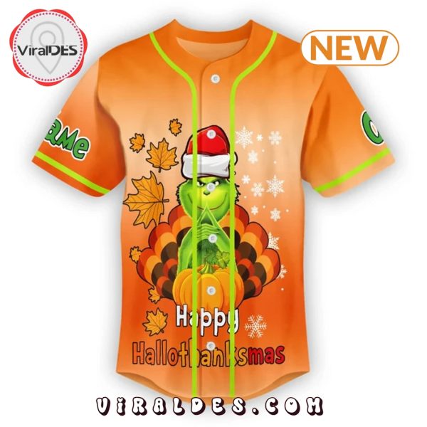 The Grinch 2024 Thanksgiving Day Baseball Jersey