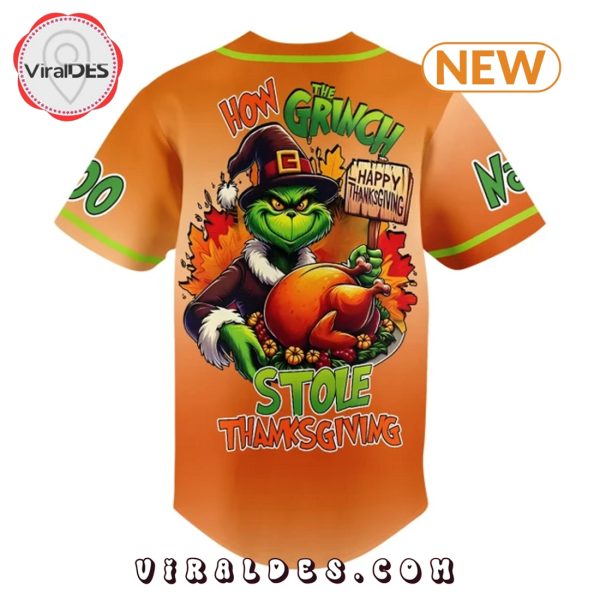 The Grinch 2024 Thanksgiving Day Baseball Jersey