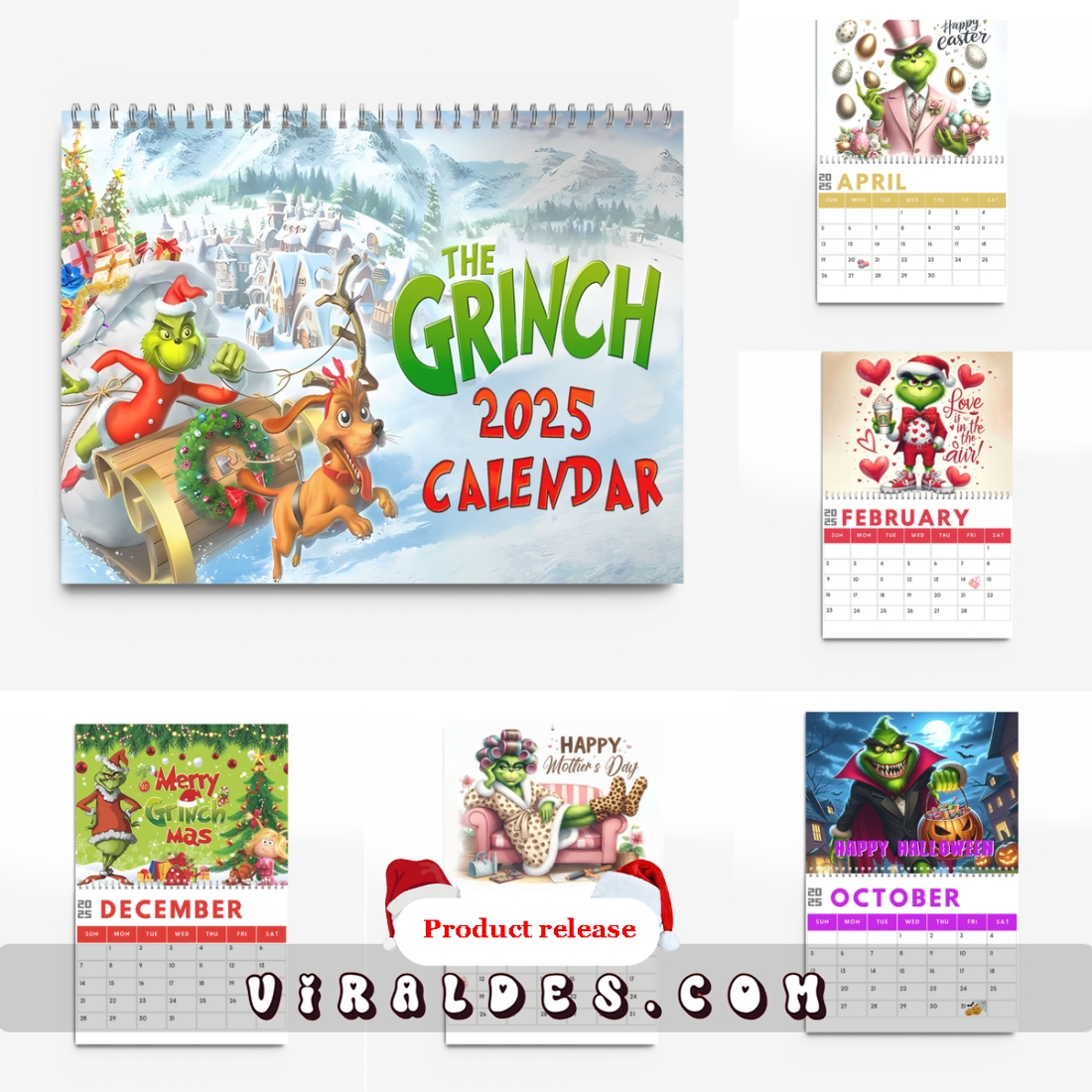 The Grinch 2025 Calendar Christmas Gifts Viraldes Store the-grinch-2025-calendar-christmas-gifts-viraldes-store
