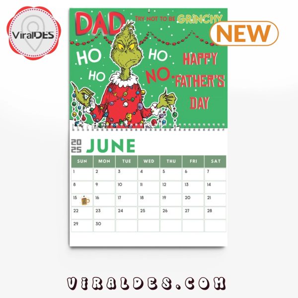 The Grinch 2025 Calendar, Christmas Gifts