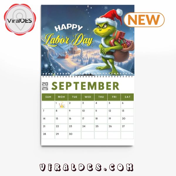 The Grinch 2025 Calendar, Christmas Gifts