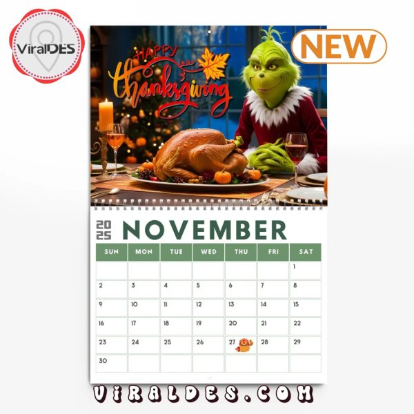 The Grinch Christmas 2025 New Year Calendar