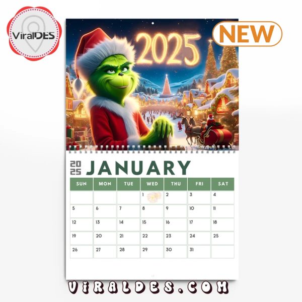 The Grinch Christmas 2025 New Year Calendar