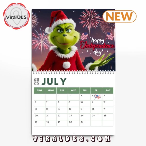 The Grinch Christmas 2025 New Year Calendar