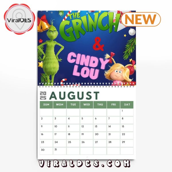 The Grinch Christmas 2025 New Year Calendar