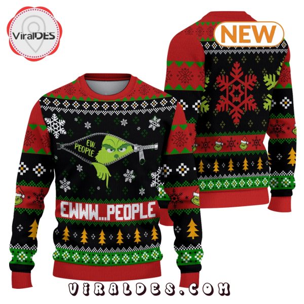 The Grinch Ewww People Christmas Red Ugly Sweater