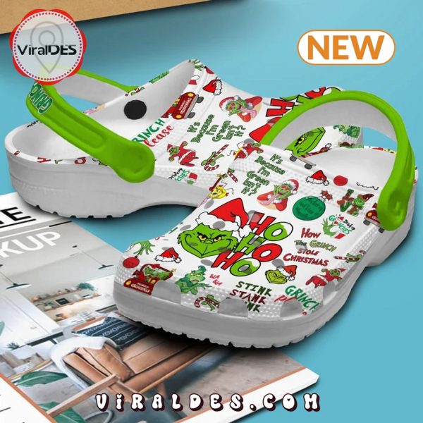 The Grinch Ho-Ho-Ho Christmas Crocs Clogs