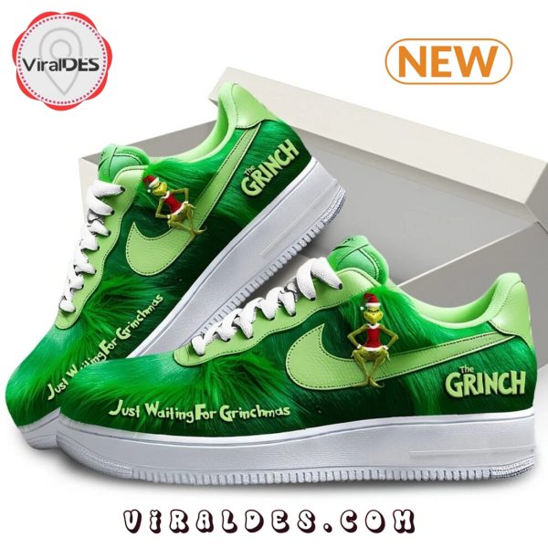 The Grinch – Just Waiting For Grinchmas Air Force 1 Sneakers