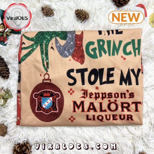 The Grinch Stole Jeppson Malort Ugly Christmas Sweater