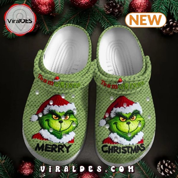 The Grinch Team Merry Christmas Crocs Clogs