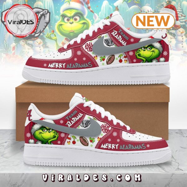 The Grinch x Alabama Crimson Tide Christmas Air Force 1