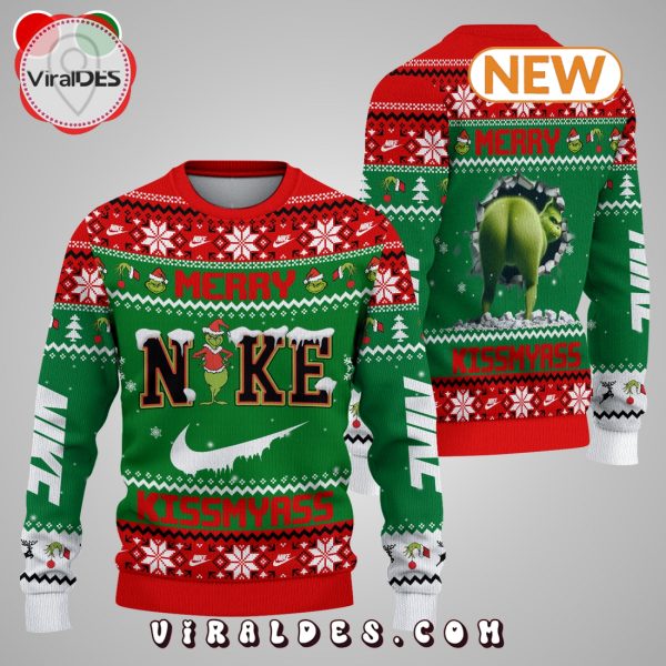 The Grinch x Merry Kissmyass Nike Ugly Sweater