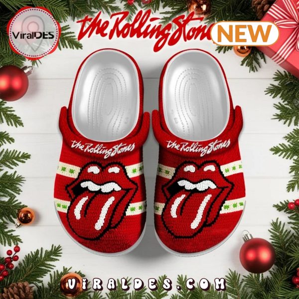 The Rolling Stones Crocs Clogs Shoes