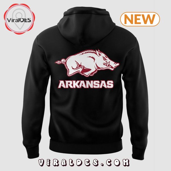 TIPOFF Tour Arkansas Razorbacks Basketball Black Hoodie