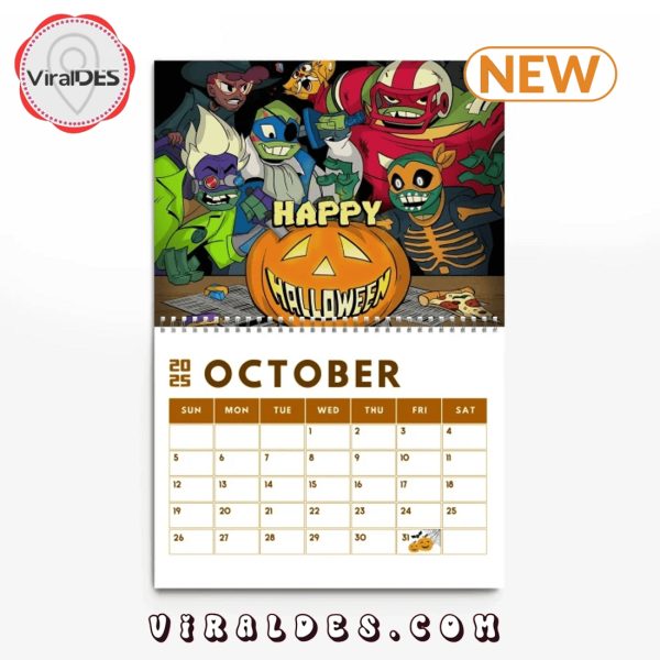 TMNT – Teenage Mutant Ninja Turtles 2025 New Year Calendar