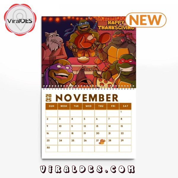 TMNT – Teenage Mutant Ninja Turtles 2025 New Year Calendar