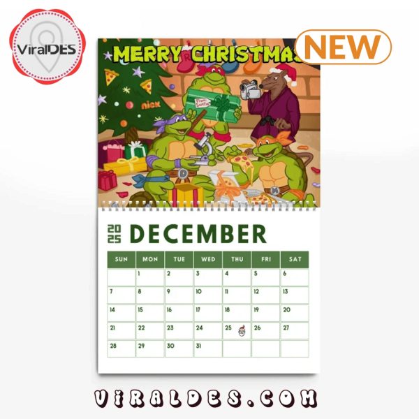 TMNT – Teenage Mutant Ninja Turtles 2025 New Year Calendar