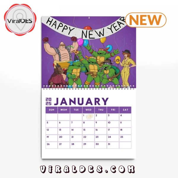 TMNT – Teenage Mutant Ninja Turtles 2025 New Year Calendar