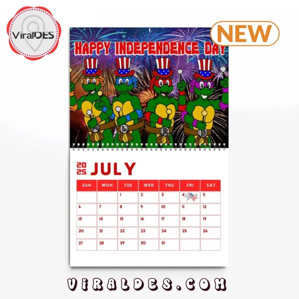 TMNT – Teenage Mutant Ninja Turtles 2025 New Year Calendar