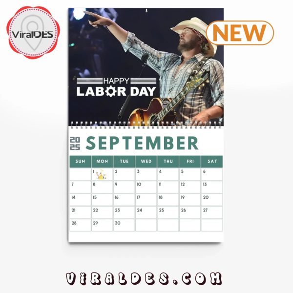 Toby Keith Signatures 2025 New Year Calendar