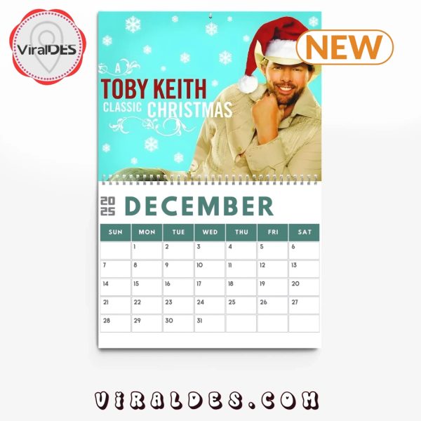 Toby Keith Signatures 2025 New Year Calendar