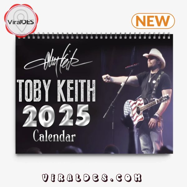 Toby Keith Signatures 2025 New Year Calendar