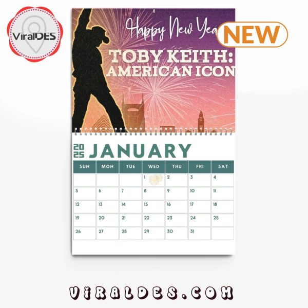 Toby Keith Signatures 2025 New Year Calendar