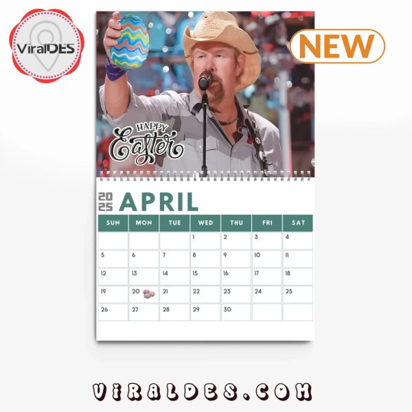 Toby Keith Signatures 2025 New Year Calendar