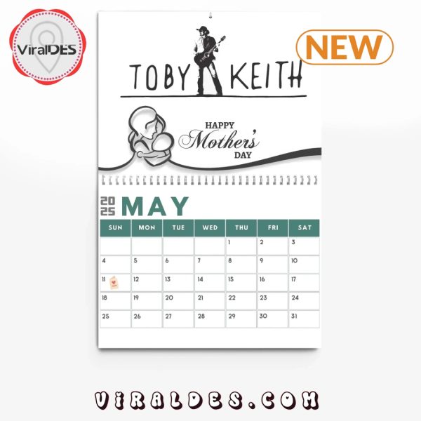 Toby Keith Signatures 2025 New Year Calendar