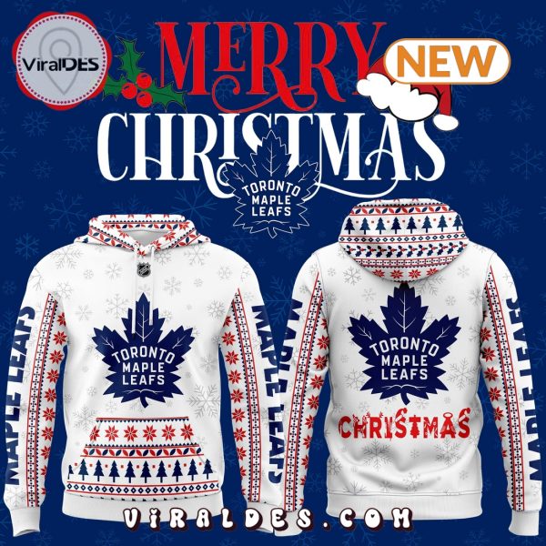 Toronto Maple Leafs Merry Christmas 2024 Hoodie