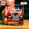 Trump You Missed 45 47 Whiskey Glass