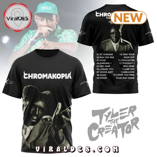 Tyler, The Creator – Chromakopia Black Shirt