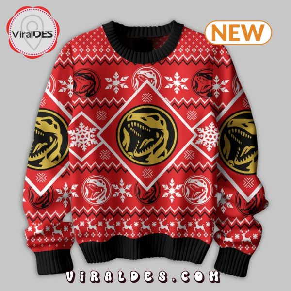 Tyrannosaurus Rex 2024 Christmas Red Ugly Sweater