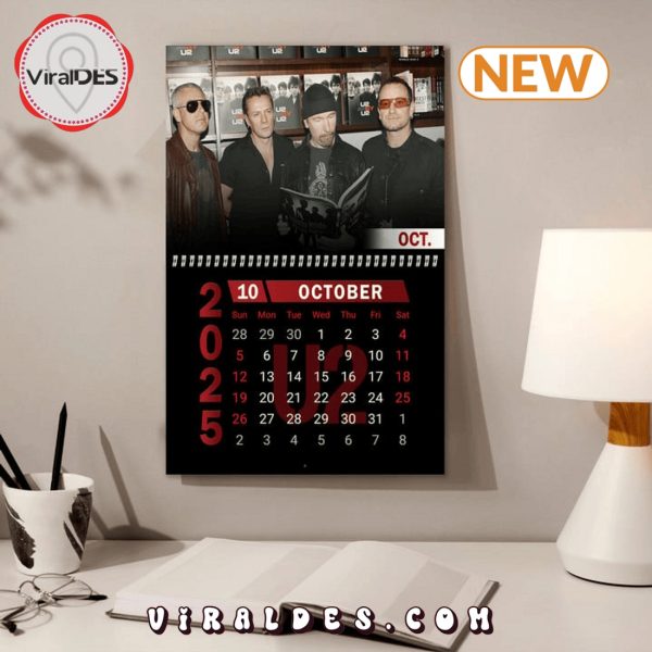 U2 Rock Band 2025 New Year Calendar