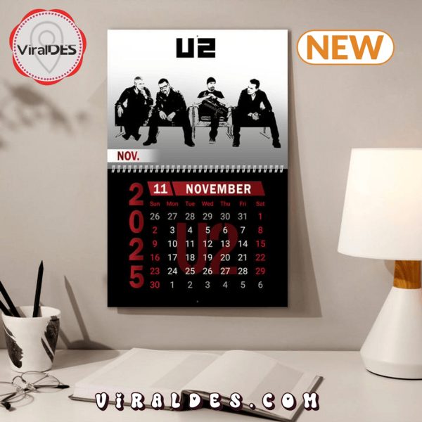 U2 Rock Band 2025 New Year Calendar