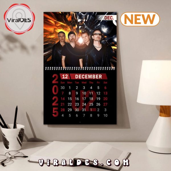 U2 Rock Band 2025 New Year Calendar