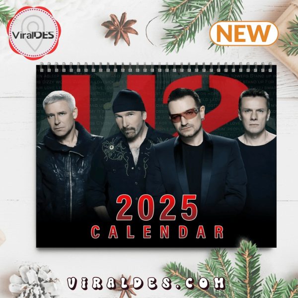 U2 Rock Band 2025 New Year Calendar