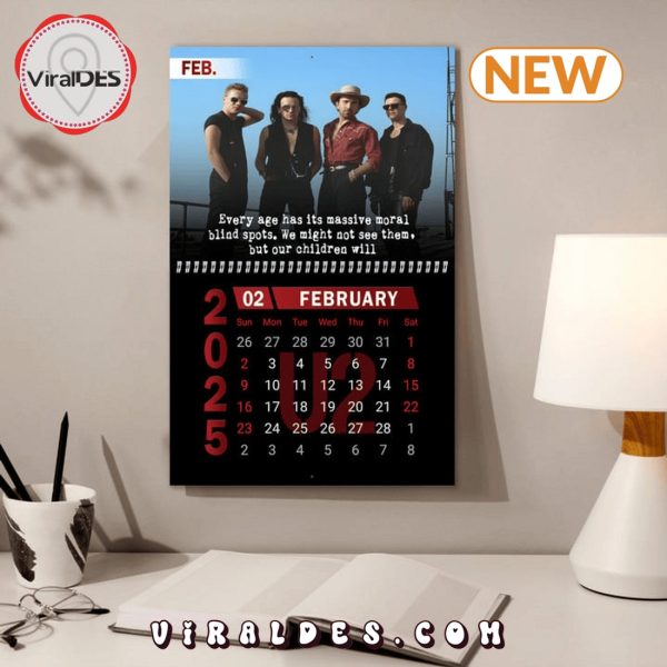 U2 Rock Band 2025 New Year Calendar