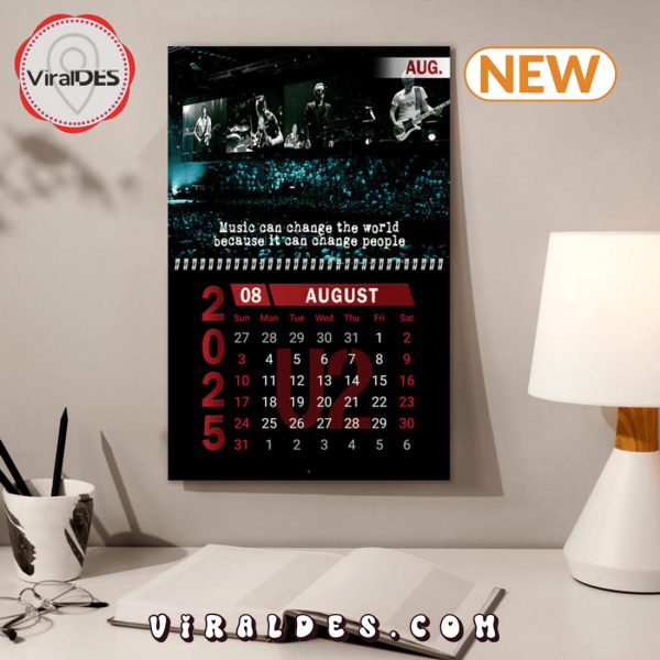 U2 Rock Band 2025 New Year Calendar