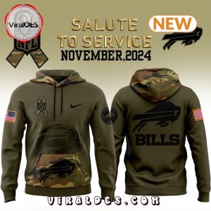 Buffalo Bills Camo 2024 Salute to Service Hoodie