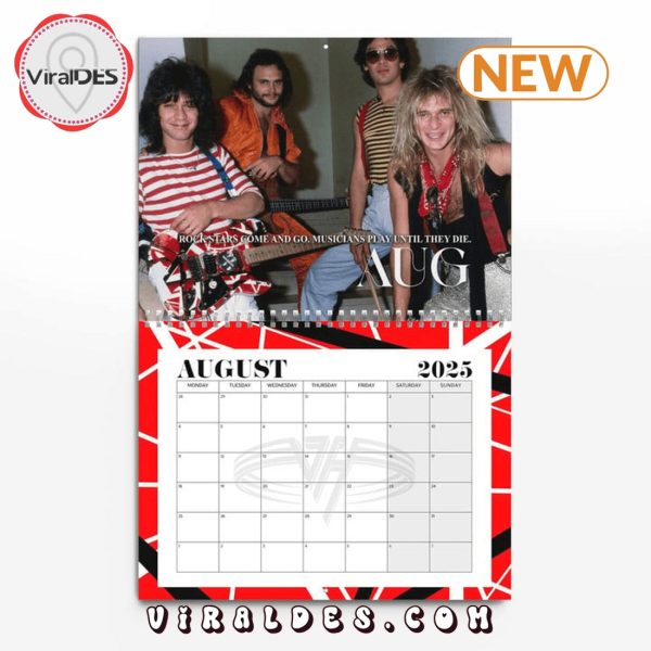 Van Halen – A Mammoth Legacy 2025 New Year Calendar