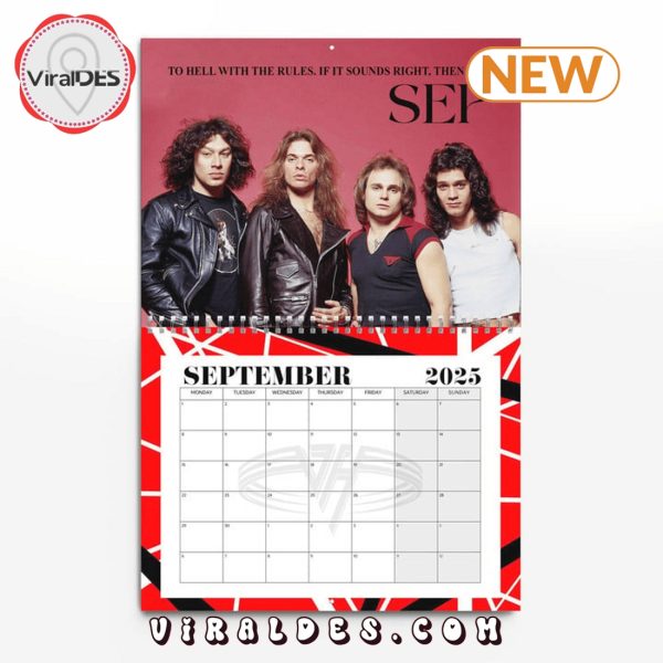 Van Halen – A Mammoth Legacy 2025 New Year Calendar