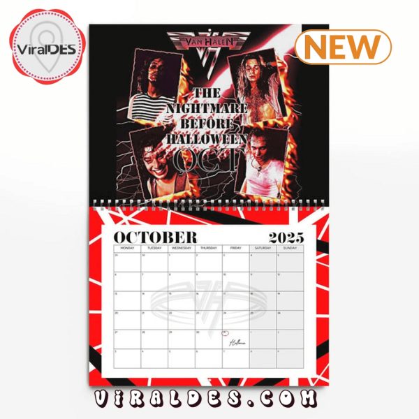 Van Halen – A Mammoth Legacy 2025 New Year Calendar