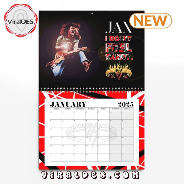 Van Halen – A Mammoth Legacy 2025 New Year Calendar