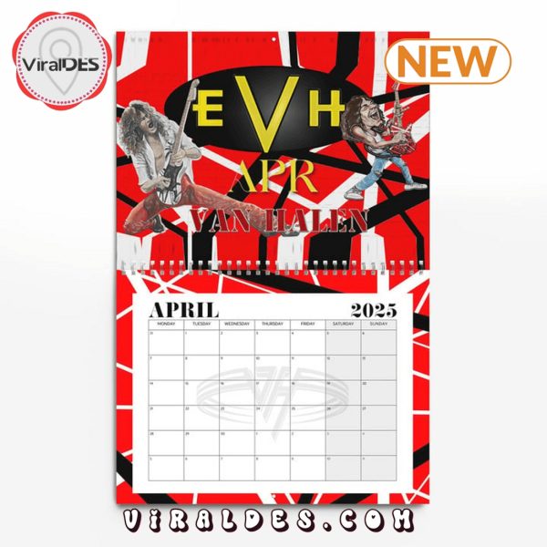 Van Halen – A Mammoth Legacy 2025 New Year Calendar