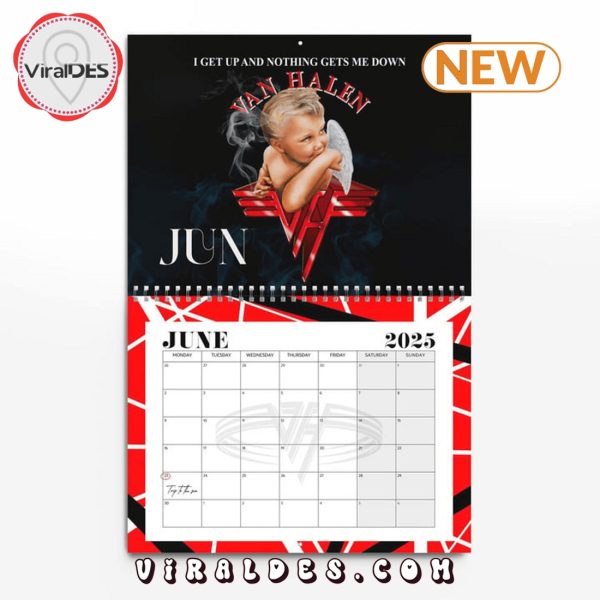 Van Halen – A Mammoth Legacy 2025 New Year Calendar