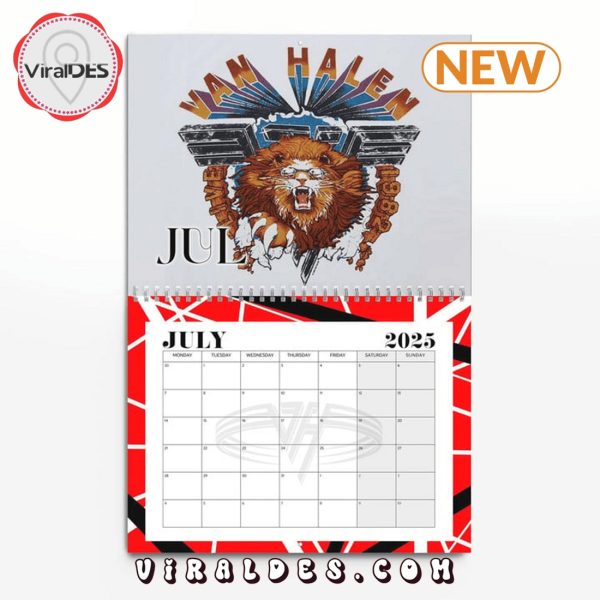 Van Halen – A Mammoth Legacy 2025 New Year Calendar