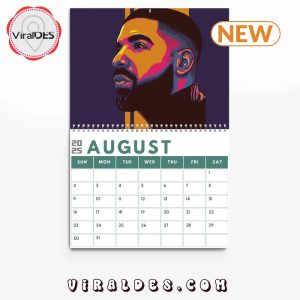 Drake Rapper 2025 New Year Calendar