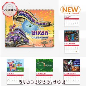 Grateful Dead 2025 New Year Calendar